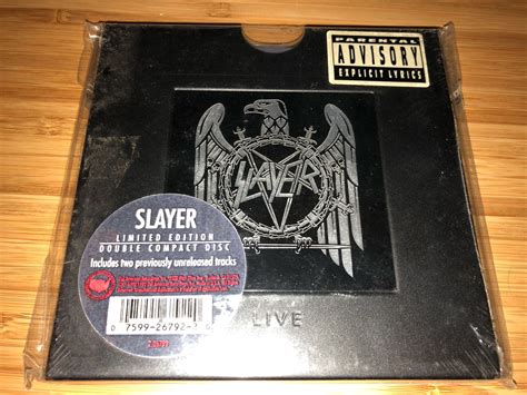 slayer decade of aggression metal box|decade of aggression slayer.